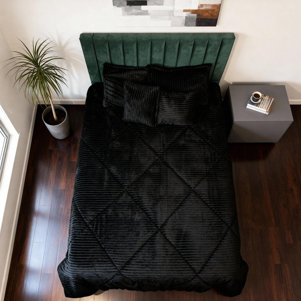 Cubrelecho Royal Doble Faz | Negro