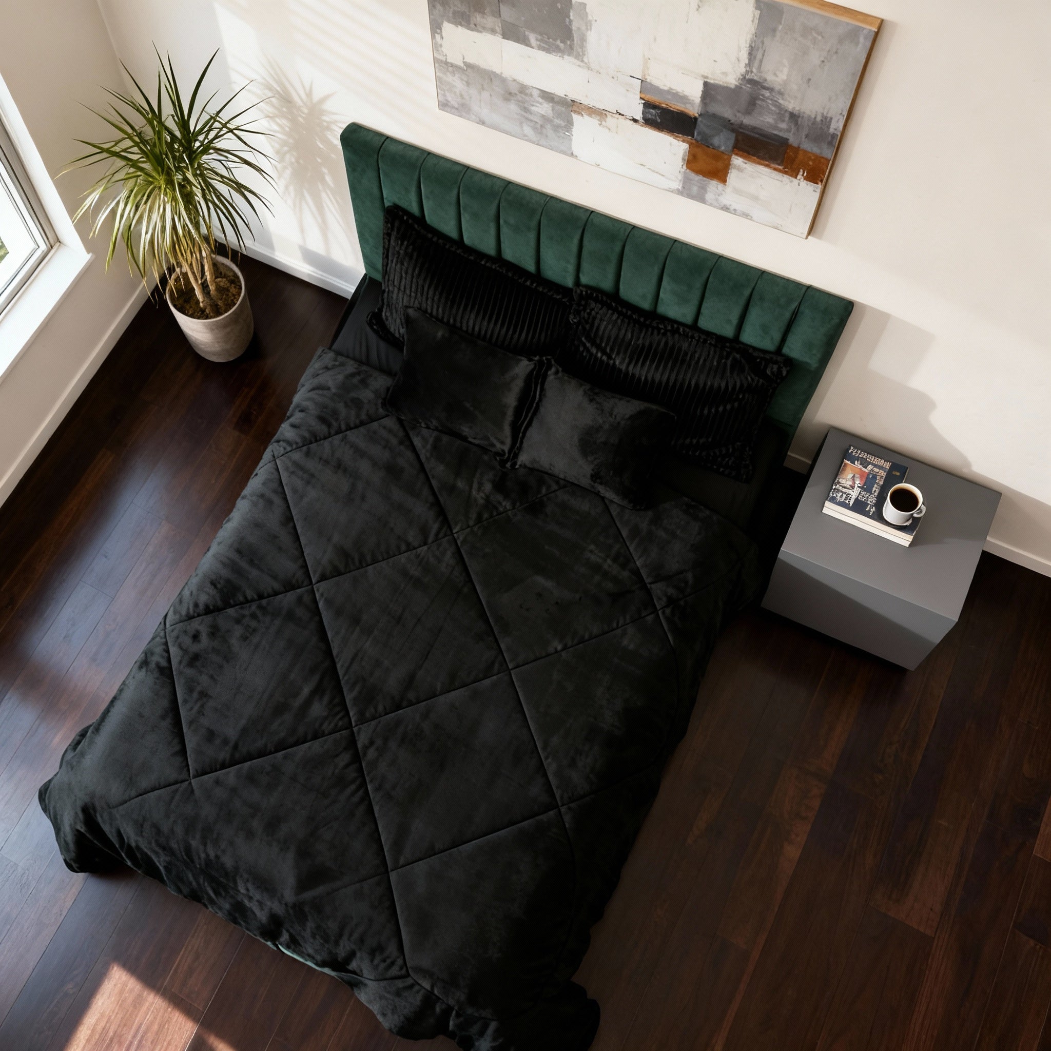 Cubrelecho Royal Doble Faz | Negro