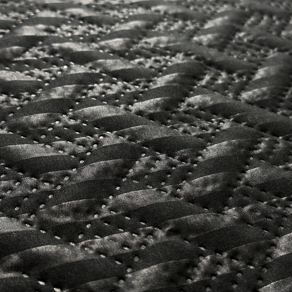 Colcha Española Doble Faz | Gris | Negro