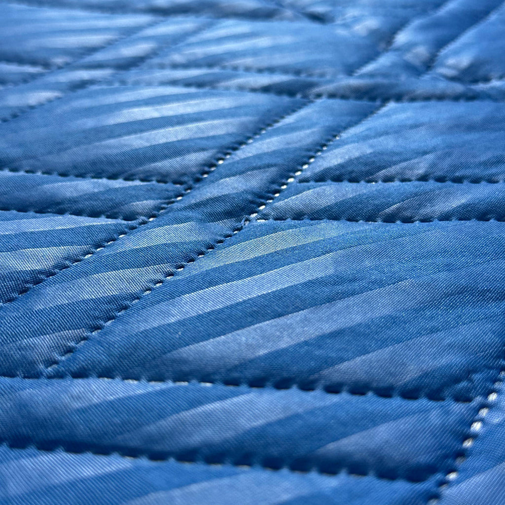 Colcha Española Doble Faz | Azul | Azul Oscuro