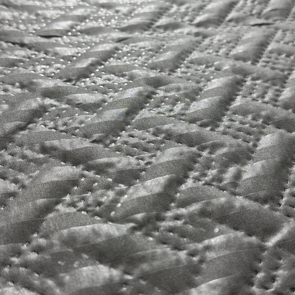 Colcha Española Doble Faz | Gris | Negro